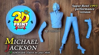 Watch Michael Jacksons Iconic 1993 Super Bowl Performance Come To Life With 3d Printing Technology [upl. by Ronen]