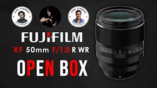 Fujifilm XF 50mm f10 R WR Unboxing  AF Speed Test on XPro3 and XT4 [upl. by Aeslek]