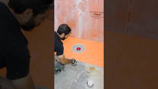 Curbless Shower Subfloor Tips  shorts [upl. by Aterg]