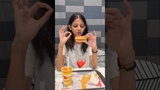 100 Rs McDonalds Challenge  Mc Burger Fries amp more😱 shorts [upl. by Petey]