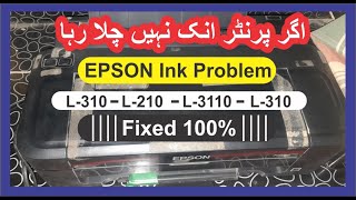 How To Fix Your Epson Printer Ink Not Flowing Problem [upl. by Eniffit]