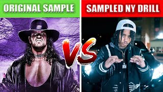 ORIGINAL SAMPLE VS SAMPLED NY DRILL SONGS [upl. by Lorou]