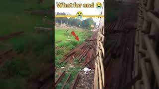 running train 🚂 What for end 😭😭 vlogging minivlog travelvideo saraswatipooja travelvlog [upl. by Lexerd]