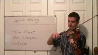 Learn how to Play the Violin  Legato Violin Bow Technique [upl. by Ellatnahc]