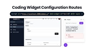 Coding Widget Configuration Routes for SaasRock v13 [upl. by Niassuh385]