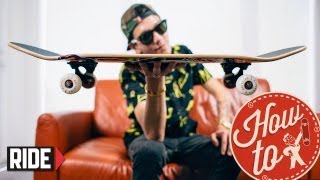 HowTo Skateboarding Build  Assemble a Skateboard with Spencer Nuzzi [upl. by Ennagrom]