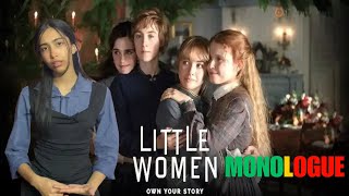 Little Women Monologue Re  Created  Emma Watson  Timothée  Saoirse Una Ronan  Simran Monologues [upl. by Terrel]