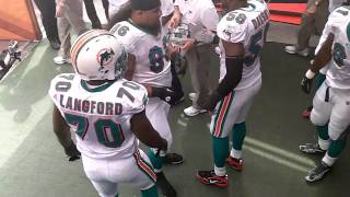 Tennessee Titans at Miami Dolphins Leaving the Tunnel [upl. by Kciredor]