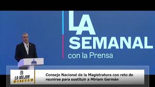 Consejo Nacional de la Magistratura con reto de reunirse para sustituir a Miriam Germán [upl. by Refinney800]