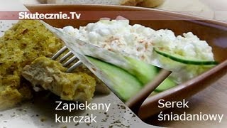 2w1 Serek śniadaniowy  Zapiekany kurczak pod serową kołderką  SkutecznieTv HD [upl. by Harutak306]