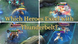 Top Thunderbelt Combinations Which Heroes Shine the Most  MLBB [upl. by Oster]