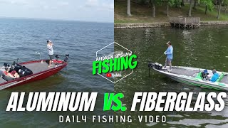 Aluminum vs Fiberglass…Which Bass Boat is Best for You Drone View Ep 84 [upl. by Nedearb]