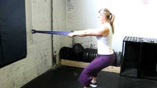 How To Do A Proper Resistance Band Row  Women [upl. by Dunning812]