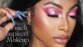 Step by Step Eyeshadow Tutorial A Brunch inspired Makeup Look  PETITESUE DIVINITII [upl. by Aivatal]