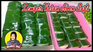 Resep Lemper 2kg ketan untuk Hajatan Keluarga [upl. by Airal]