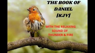 THE BOOK OF DANIEL KJV BIBLE  with crackling fire visual for deep sleep and meditation [upl. by Laidlaw49]