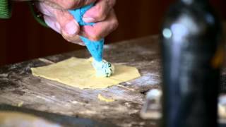 Antonio Carluccio Cooking Class  Raviolo Surprise [upl. by Anaitat]