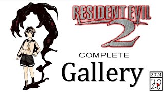 Resident Evil 2 ☣ Complete Gallery  HD Mod Quality [upl. by Trilby]