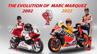 EVOLUTION of MARC MARQUEZ BIKE 2002  2022 [upl. by Amis756]