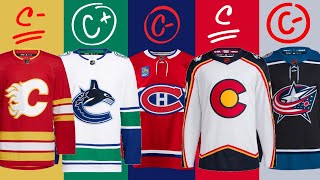 Ranking Every C logo in the NHL [upl. by Anasxor373]