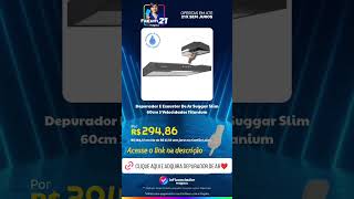 Depurador E Exaustor De Ar Suggar Slim 60cm 3 Velocidades Titanium [upl. by Thurmond619]