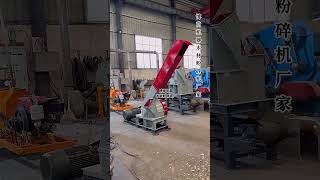 Part 30 Wood chipper 800 waste wood slicer processing wood diameter [upl. by Blakeley]