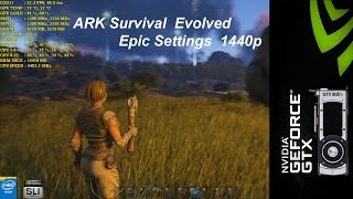 ARK Survival Evolved 1440p  GTX 980Ti SLi  i7 5930K 45GHz [upl. by Gibun]