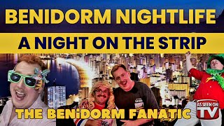 Benidorm Nightlife  A night on the Benidorm Strip [upl. by Aidnama]