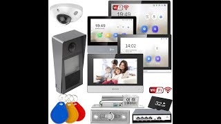 DSKV8213WME1 WiFi Doorbell IP DoorbellDoor Phone Video Intercom IC Card Unlock TEST [upl. by Mayce]