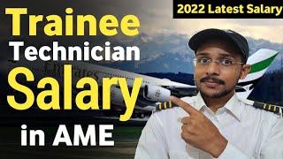 Trainee Technician Salary in Aircraft Maintenance after 6 months experience in india🔥 [upl. by Chiquita]