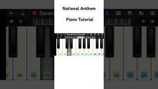 National Anthem Piano Tutorial Easy  shortvideo shorts viralshorts viralvideo piano [upl. by Waneta]