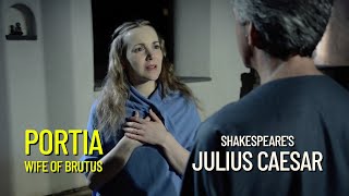 Julius Caesar 2014 Making of Lynn Edmonstone as Portia [upl. by Nayt]