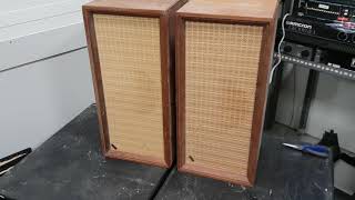 Vintage Tandberg fullrange speakers [upl. by Ahsiuqet]