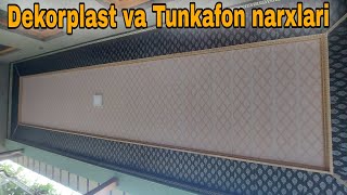 Dekop Past Tunkafon ornatish narxlari  Dekor plast narxlari  Usta☎️905889502 [upl. by Lenahtan476]