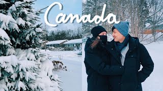 In CANADA After 2 Years 🇰🇷✈️🇨🇦Reunited w Family Snowstorm Xmas Decorating  Korea → Canada VLOG [upl. by Lichtenfeld]