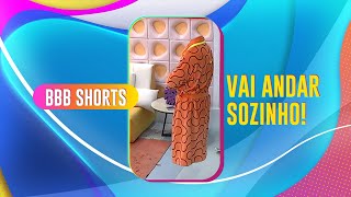 LUCAS E O ROUPÃO DO LÍDER QUE QUASE ANDOU SOZINHO 🤣  BIG BROTHER BRASIL 22 shorts [upl. by Ahsiket]