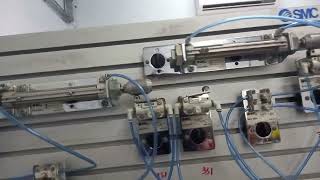 Electro Pneumatics StartStop Continuous ConditionAB C CB amp A [upl. by Ljoka]