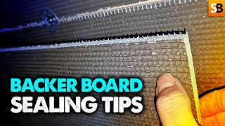 Sealing Tile Backer Board Joints  Rogers Tips [upl. by Rosemonde]