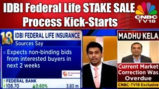 IDBI Federal Life STAKE SALE Process KickStarts  CNBC TV18 [upl. by Tallou]