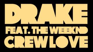 Drake  Crew Love Clean featuring The Weeknd [upl. by Eldnar]