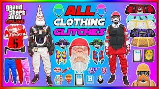 ALL WORKING GTA 5 CLOTHING GLITCHES IN 1 VIDEO BEST CLOTHING GLITCHES IN GTA 5 ONLINE AFTER PATCH [upl. by Noram]