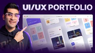 How to Build Your First UIUX Design Portfolio Website  StepbyStep Tutorial [upl. by Ebanreb]