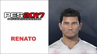 RENATO SANTOS FACE PES 2017 [upl. by Nicol338]