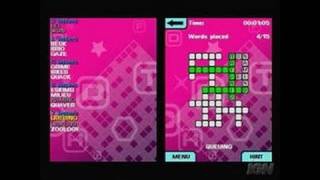 Puzzler Collection Nintendo DS Gameplay  Fit Word [upl. by Nnaitak]