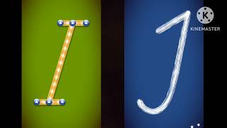 Letter School DN Capital Block vs DN Capital Cursive Letters [upl. by Refiffej]