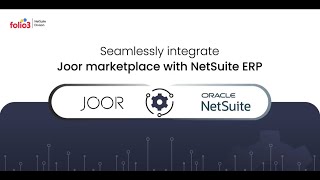 Folio3 NetSuite and Joor Connector [upl. by Norman]