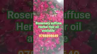 Rosemary suffuse Herbal Hair oil available 34ingredients addedorder Now 97888996499655237983 [upl. by Cicely]