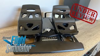 Thrustmaster TFlight Rudder Pedals InDepth Unboxing Review and First Impressions [upl. by Arabele]