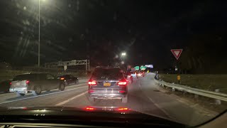 Throgs Neck Bridge at night [upl. by Haskins]