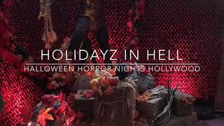 Holidayz in Hell  Halloween Horror Nights Hollywood [upl. by Naimad]